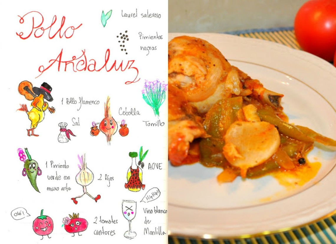 Pollo Andaluz para celebrar el día de Andalucía