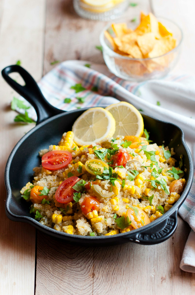 ensalada mexicana con quinoa