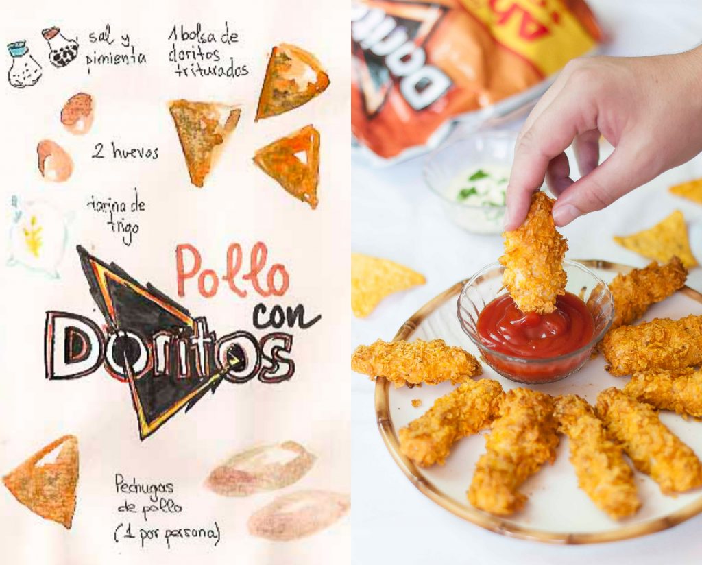 pollo-con-doritos