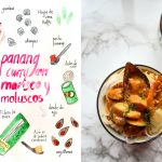 curry panang con marisco y molusicos