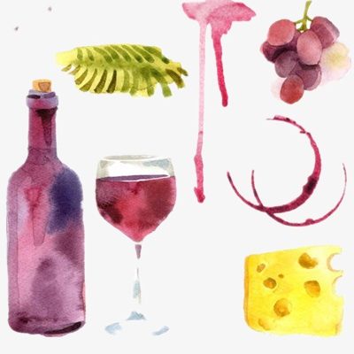 ilustracion vino