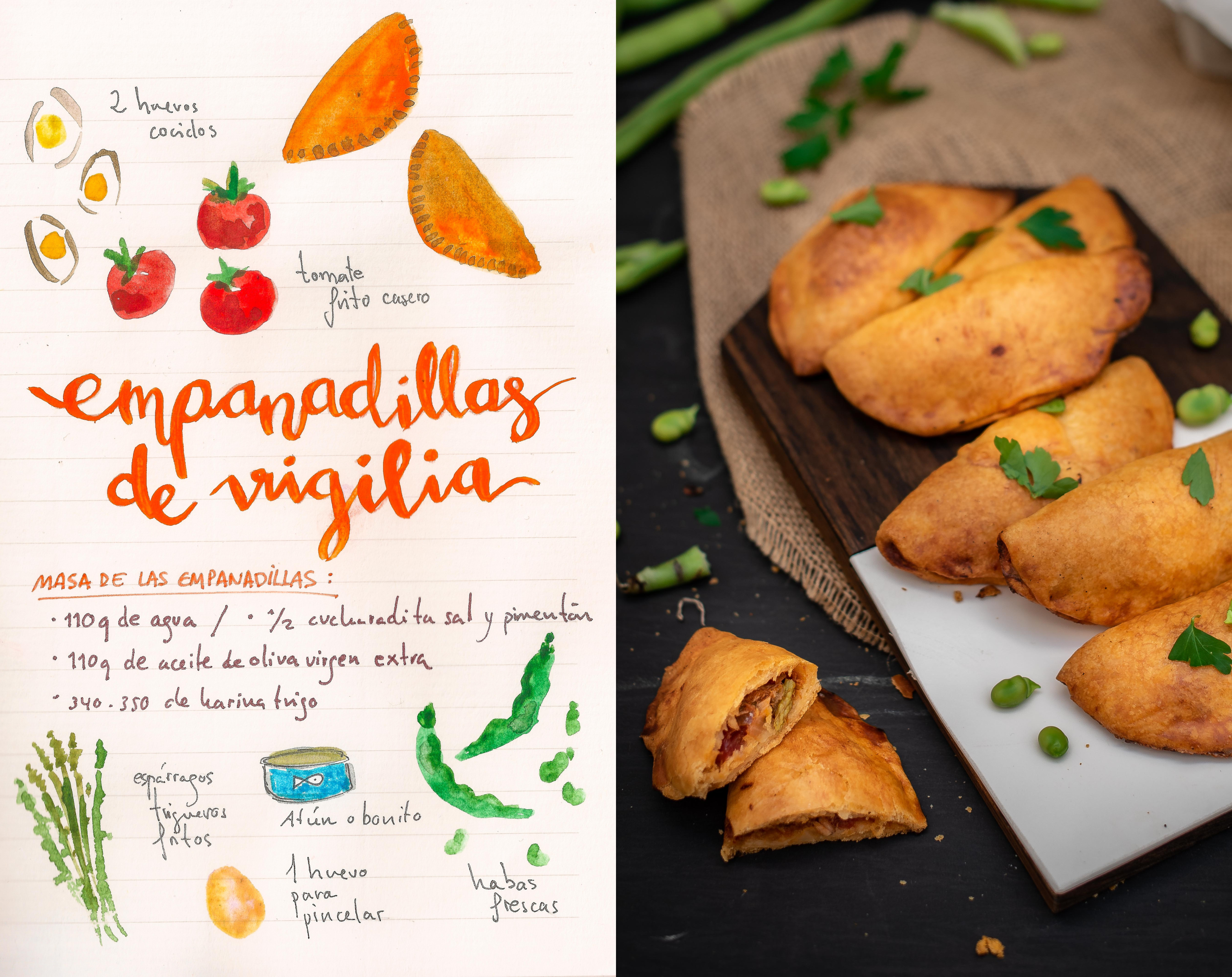 receta empanadillas de vigilia de BAEZA