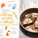 chuletas de cerdo en salsa de mostaza